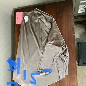 Light Pink Velvet Tunic